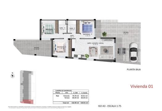 Obra Nueva - Ground Floor Bungalow - Pilar de la Horadada - pueblo