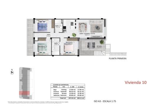 Obra Nueva - Top Floor Bungalow - Pilar de la Horadada - pueblo