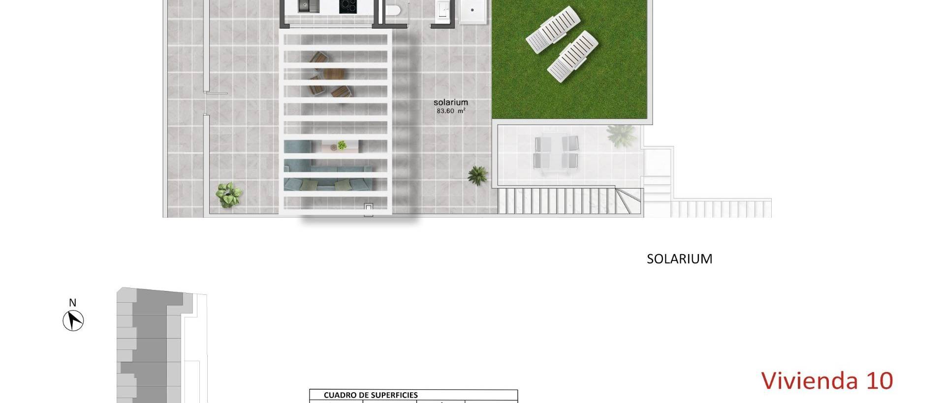 Obra Nueva - Top Floor Bungalow - Pilar de la Horadada - pueblo