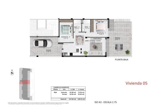 Obra Nueva - Ground Floor Bungalow - Pilar de la Horadada - pueblo