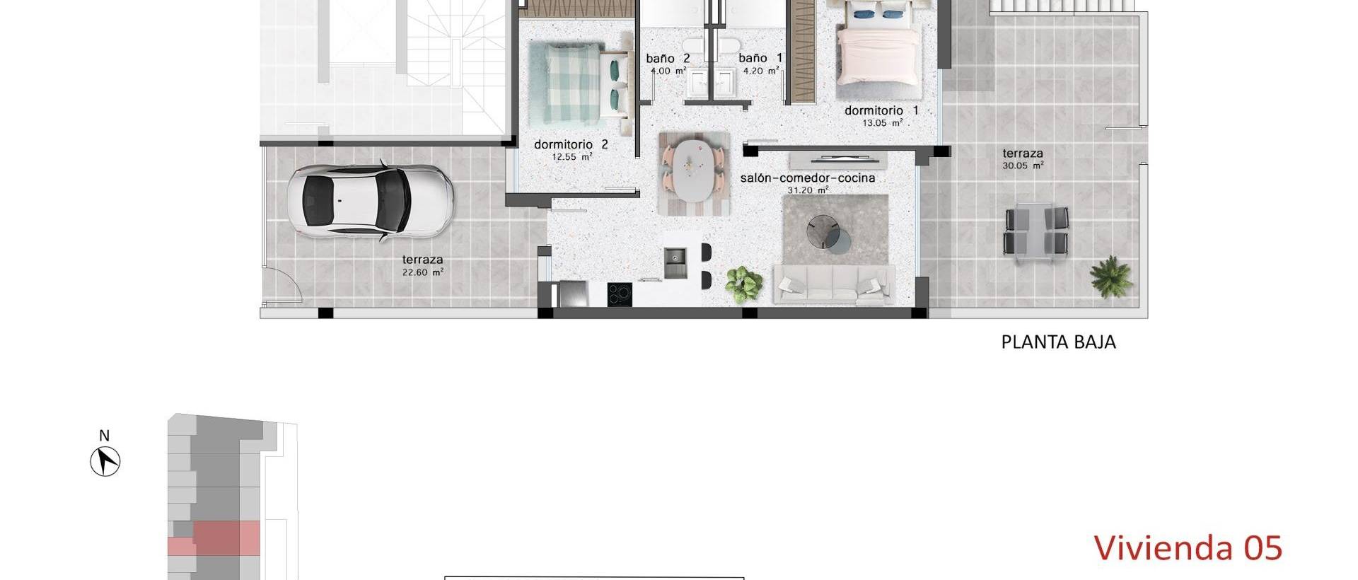 Obra Nueva - Ground Floor Bungalow - Pilar de la Horadada - pueblo