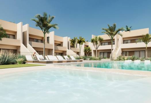 Obra Nueva - Ground Floor Bungalow - San Javier - Roda Golf