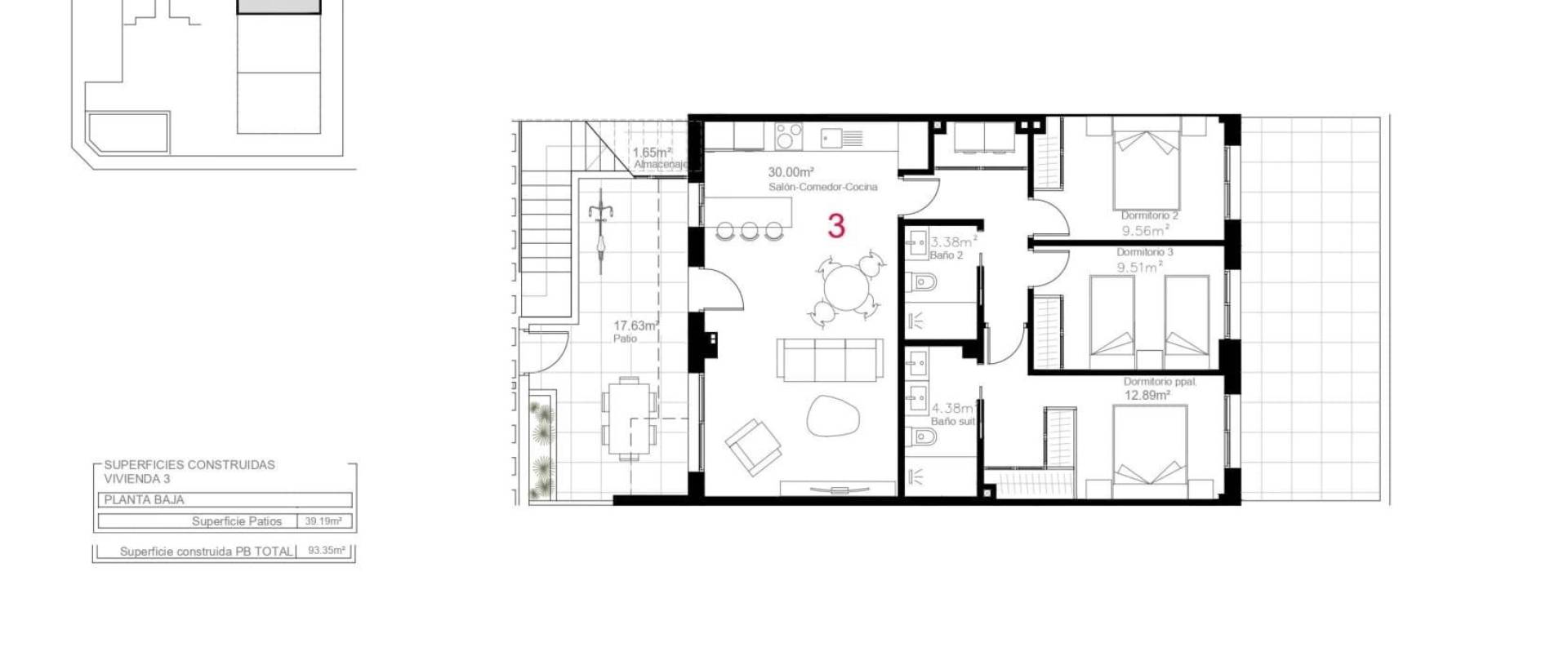 Obra Nueva - Ground Floor Bungalow - Pilar de la Horadada - pueblo