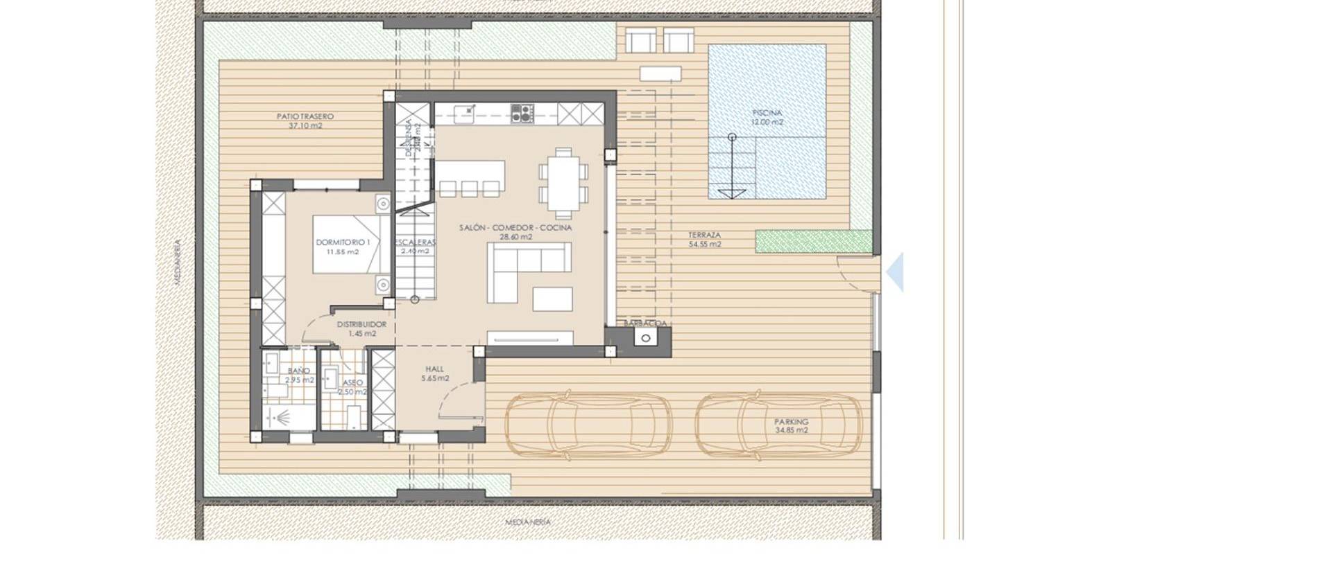 Obra Nueva - Villa / Chalet - San Juan de los Terreros