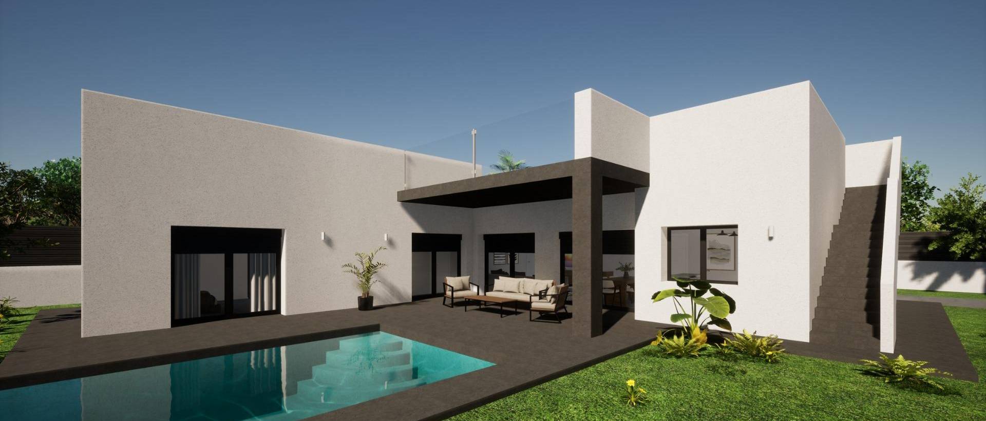 Obra Nueva - Villa / Chalet - Pinoso - Lel