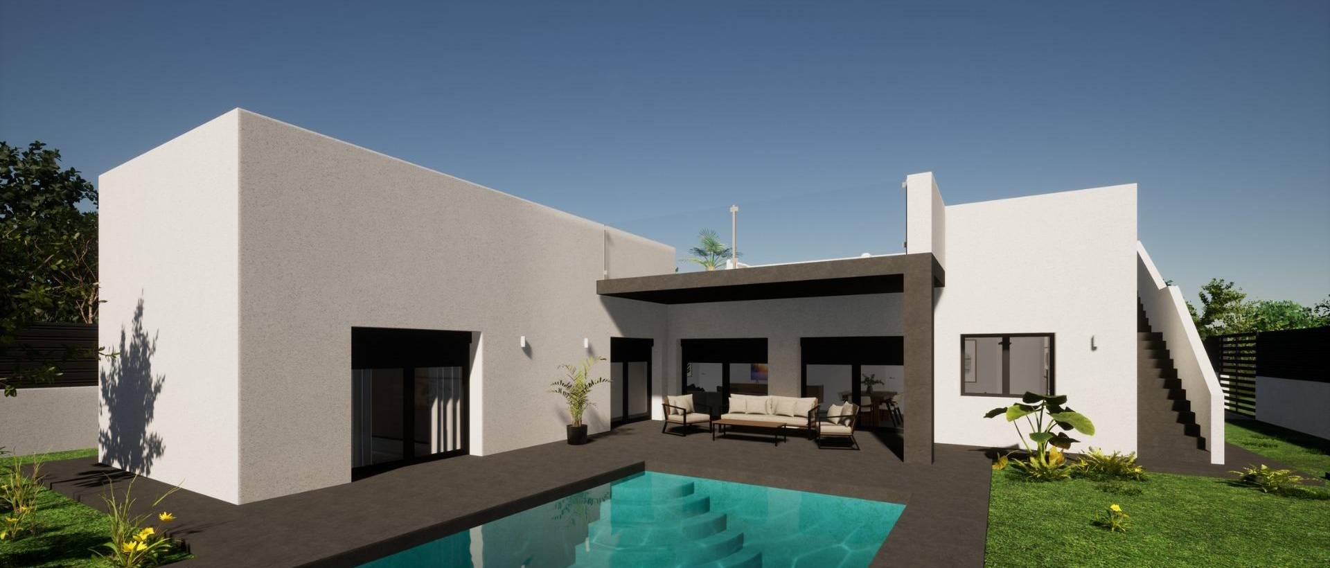Obra Nueva - Villa / Chalet - Pinoso - Lel