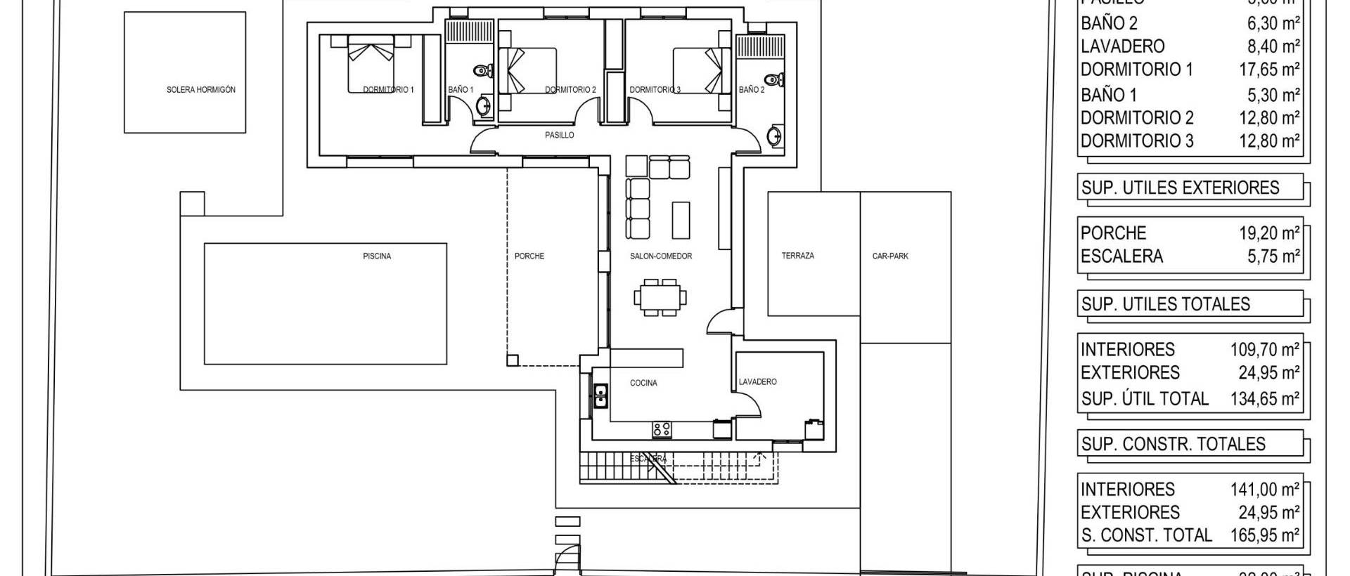 Obra Nueva - Villa / Chalet - Pinoso - Lel