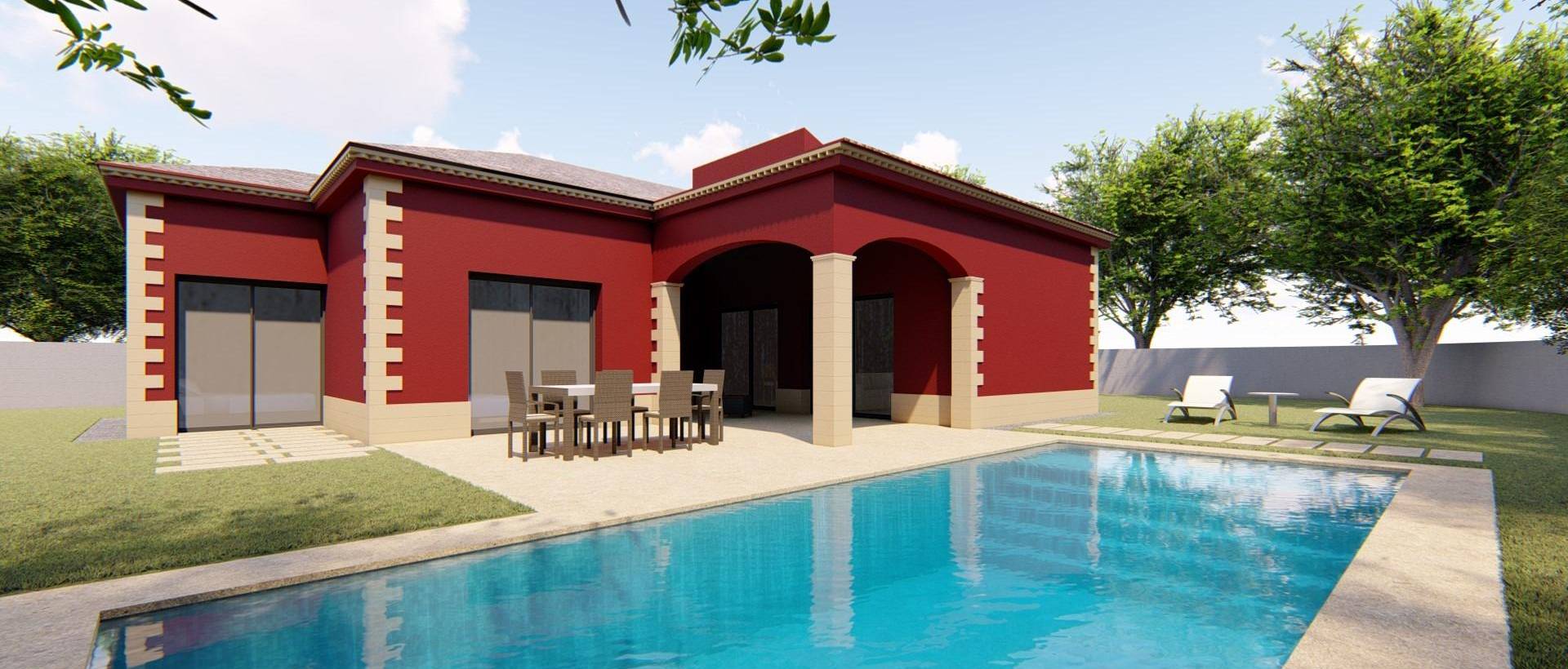 Obra Nueva - Villa / Chalet - Pinoso - Lel