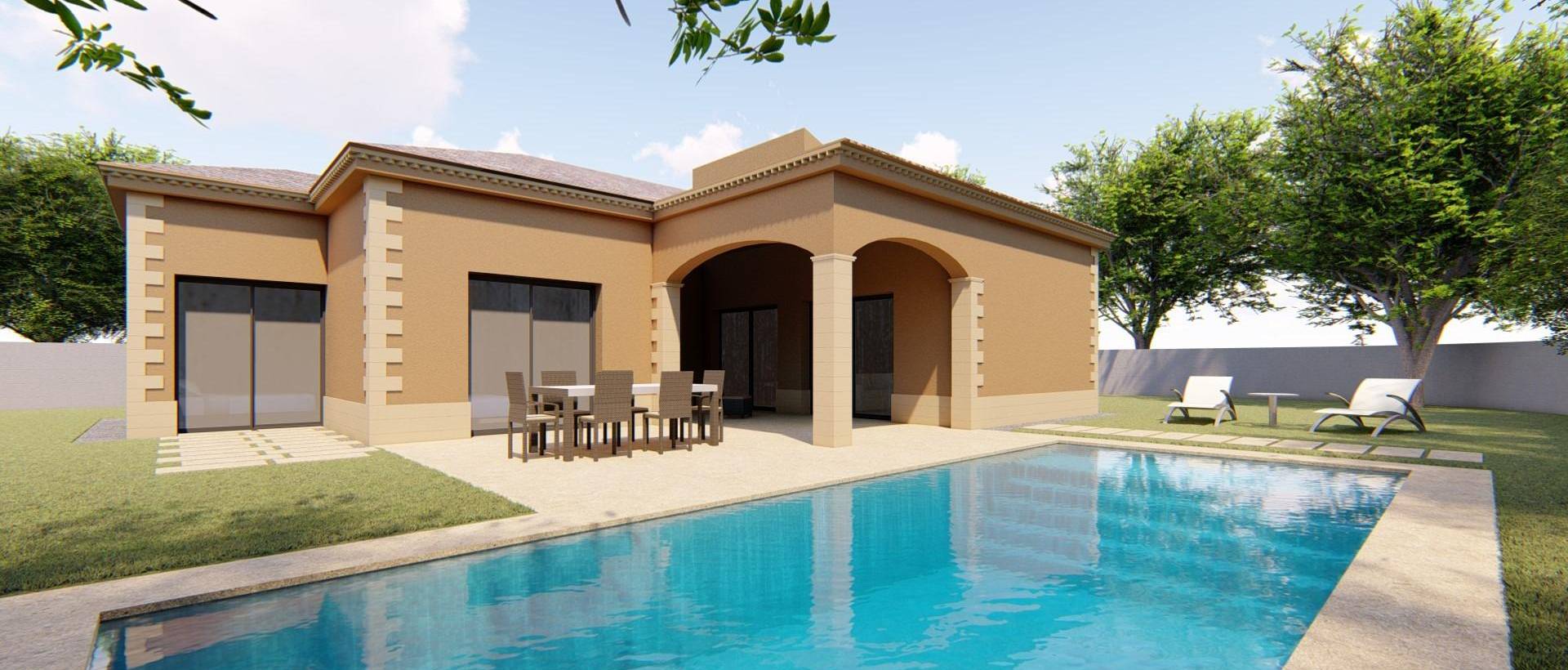 Obra Nueva - Villa / Chalet - Pinoso - Lel