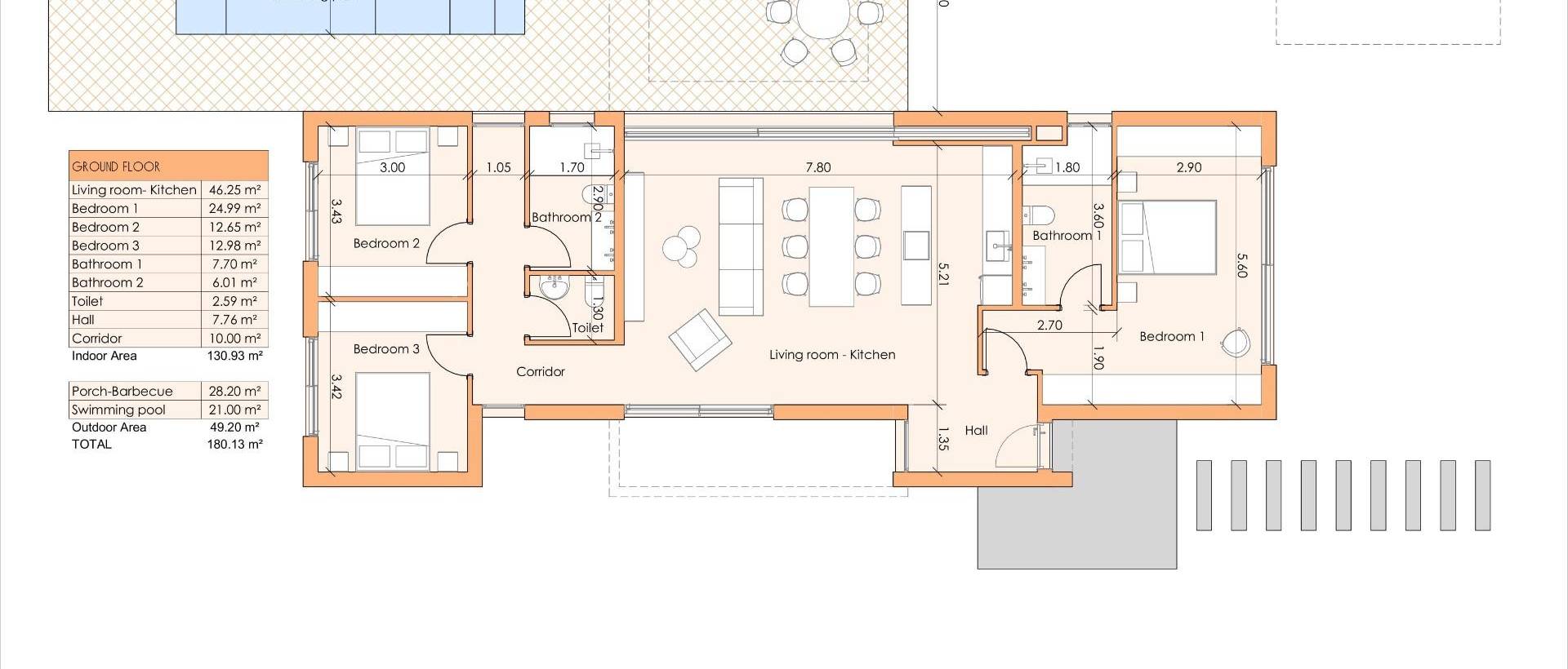 Obra Nueva - Villa / Chalet - BAÑOS Y MENDIGO - Altaona Golf