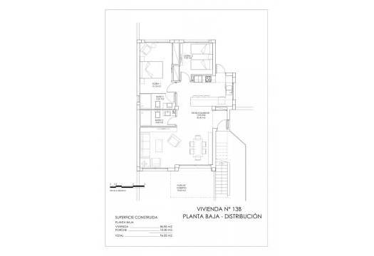 Obra Nueva - Ground Floor Bungalow - San Miguel de Salinas - VistaBella Golf