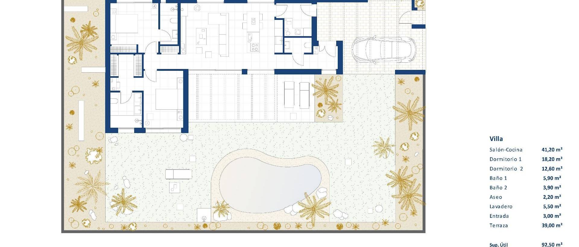 Obra Nueva - Villa / Chalet - BAÑOS Y MENDIGO - Altaona Golf