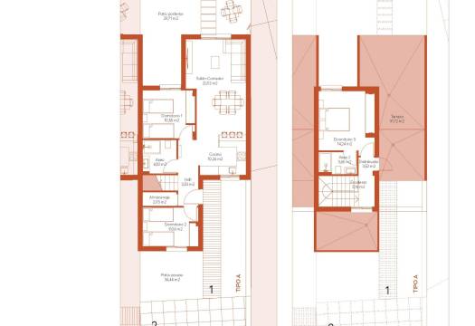 Obra Nueva - Semidetached - BAÑOS Y MENDIGO - Altaona Golf