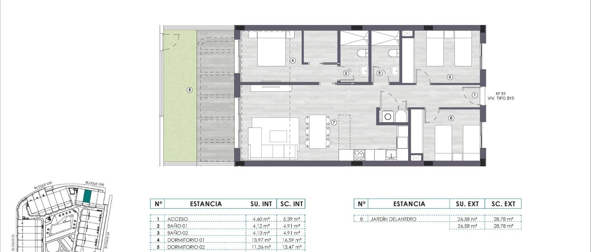 Obra Nueva - Ground floor apartment - Monforte del Cid - Alenda Golf