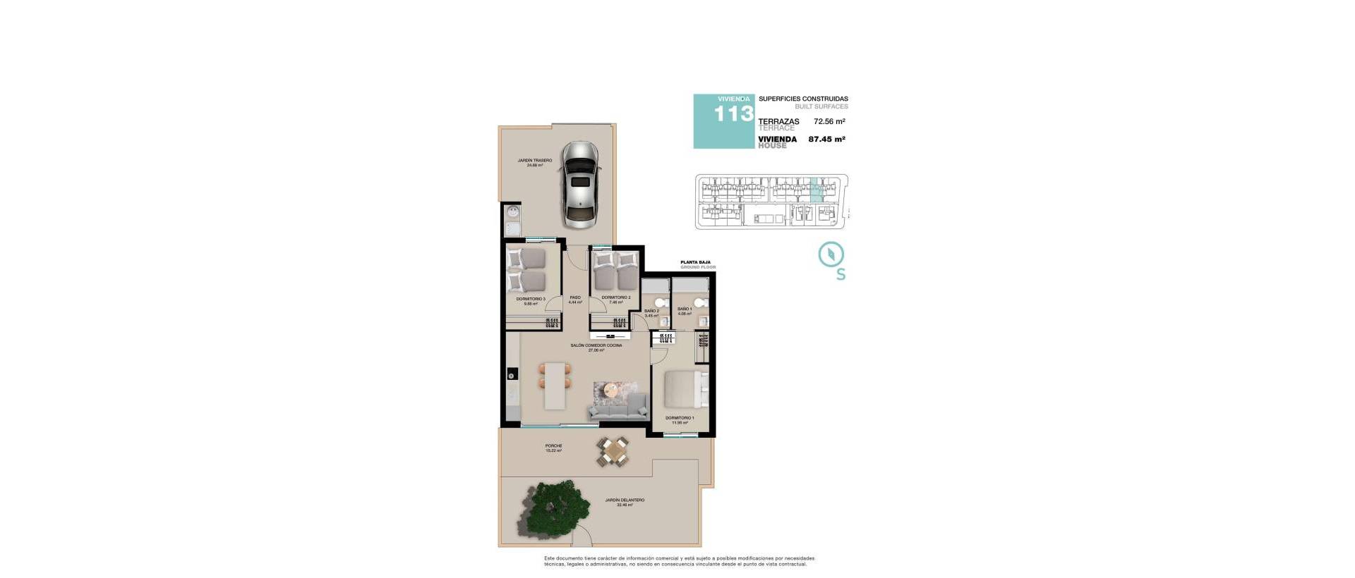 Obra Nueva - Ground Floor Bungalow - Pilar de la Horadada - Torre De La Horadada