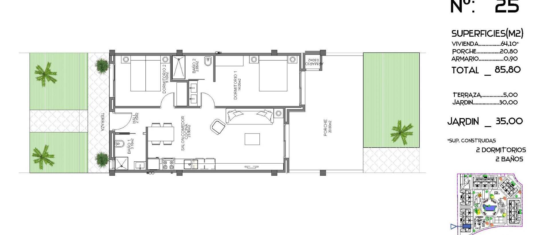 Obra Nueva - Ground floor apartment - Guardamar del Segura - El Raso