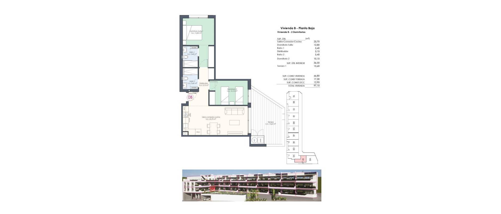Obra Nueva - Ground floor apartment - Benijofar - Pueblo