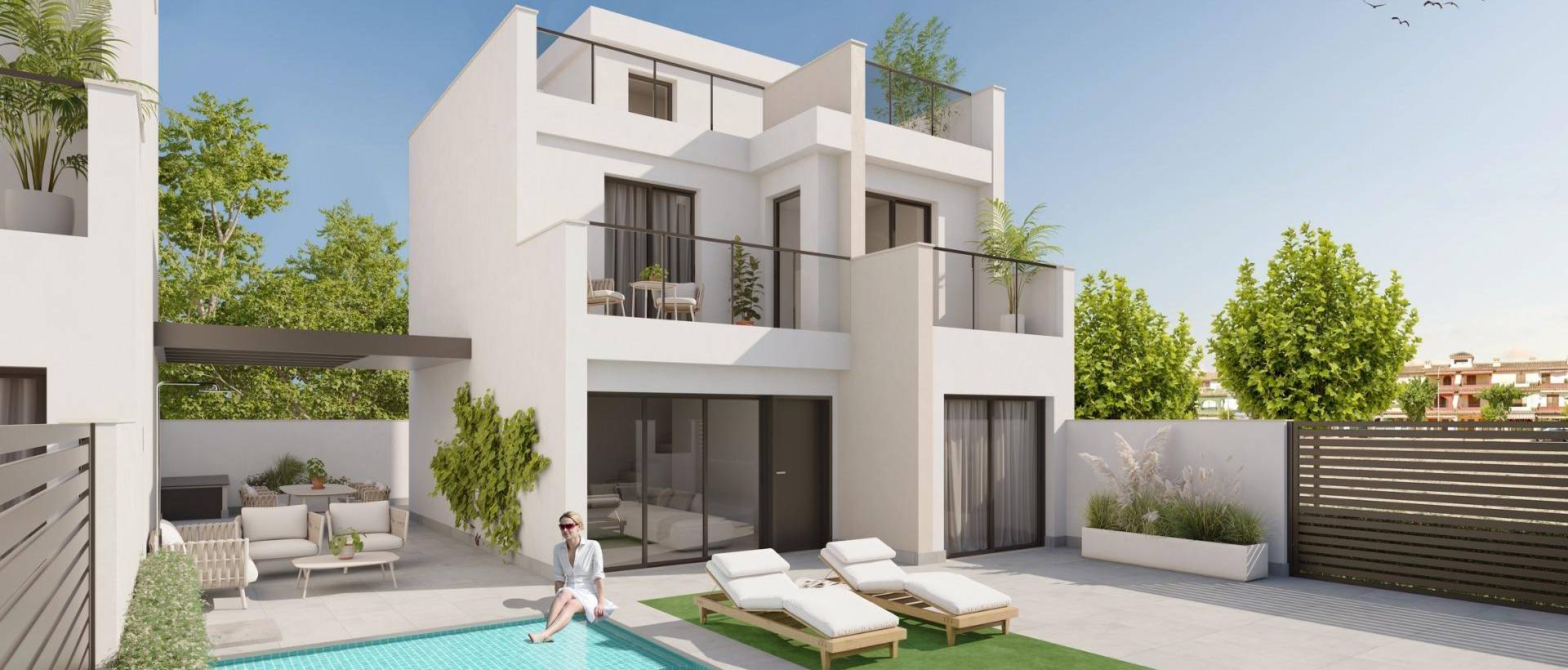 Obra Nueva - Villa / Chalet - Los Alcázares - Playa la Atascadera