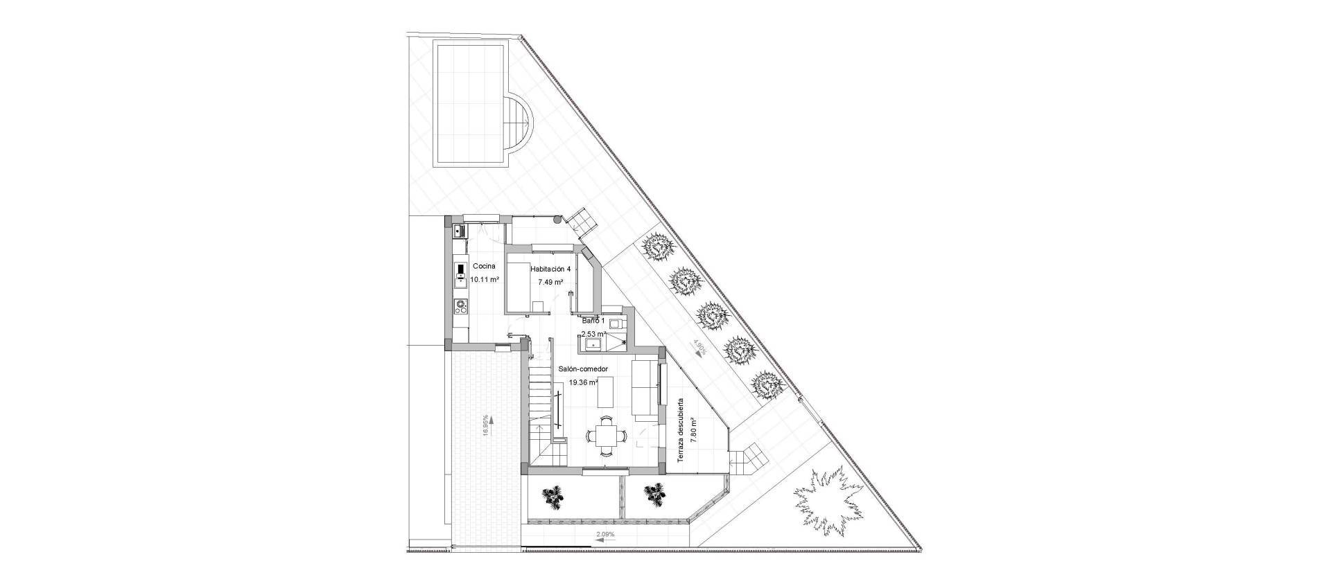 Obra Nueva - Semidetached - Los Alcázares - Torre del Rame