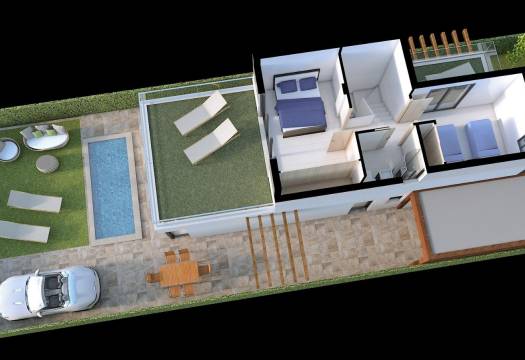 Obra Nueva - Villa / Chalet - Los Alcázares - Torre del Rame