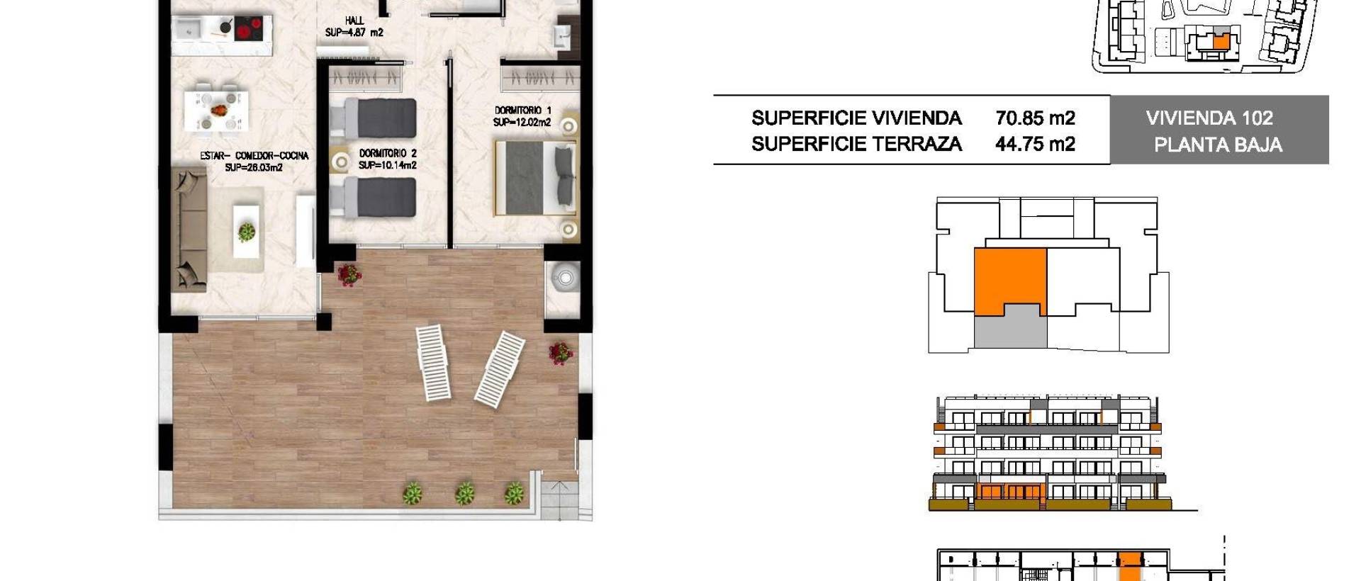 Obra Nueva - Ground floor apartment - Orihuela Costa - Los Altos