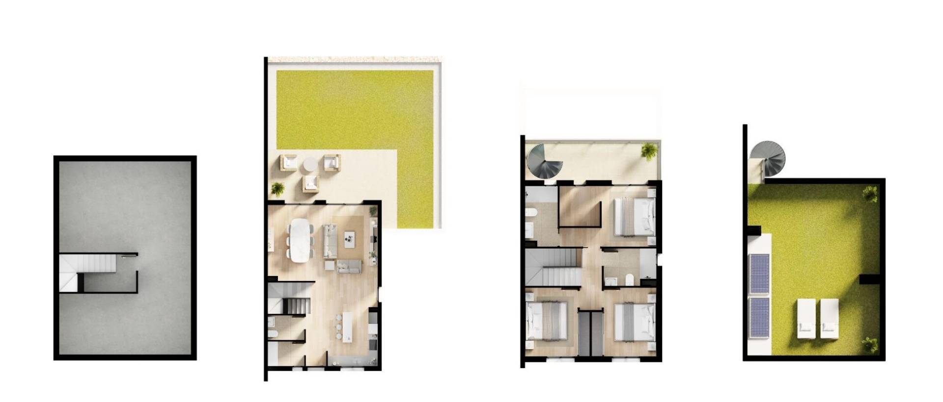 Obra Nueva - Semidetached - Finestrat - Balcón de finestrat