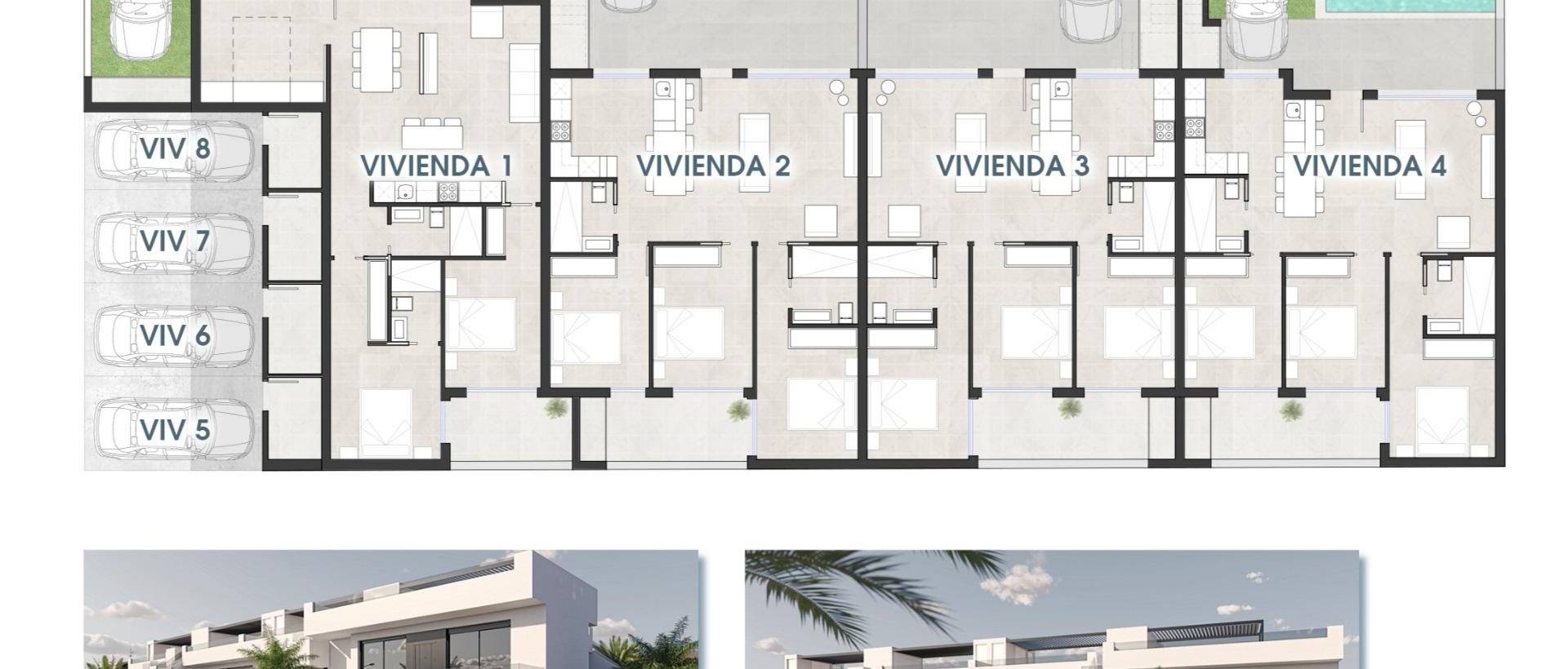 Obra Nueva - Ground Floor Bungalow - San Pedro del Pinatar - Las esperanzas