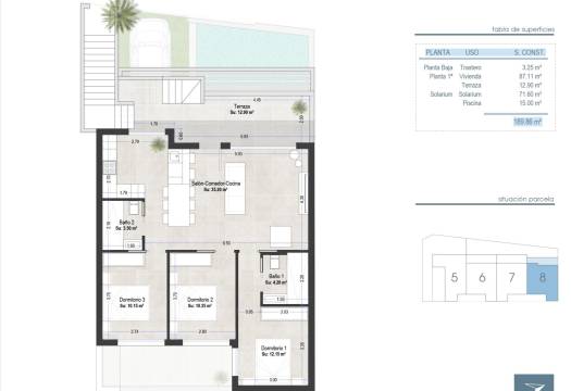 Obra Nueva - Top Floor Bungalow - San Pedro del Pinatar - Las esperanzas