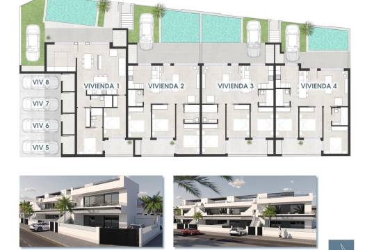 Obra Nueva - Top Floor Bungalow - San Pedro del Pinatar - Las esperanzas