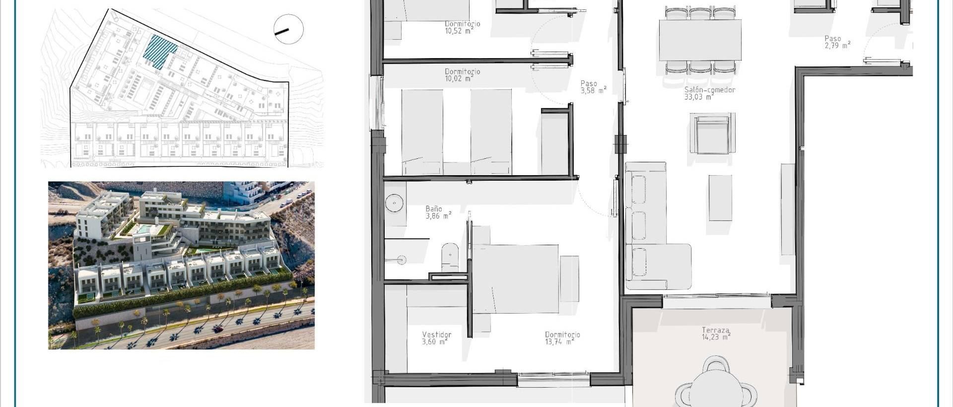 Obra Nueva - Apartmento - Águilas - Playa del Hornillo