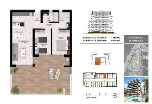 Obra Nueva - Ground floor apartment - Guardamar del Segura - PUERTO