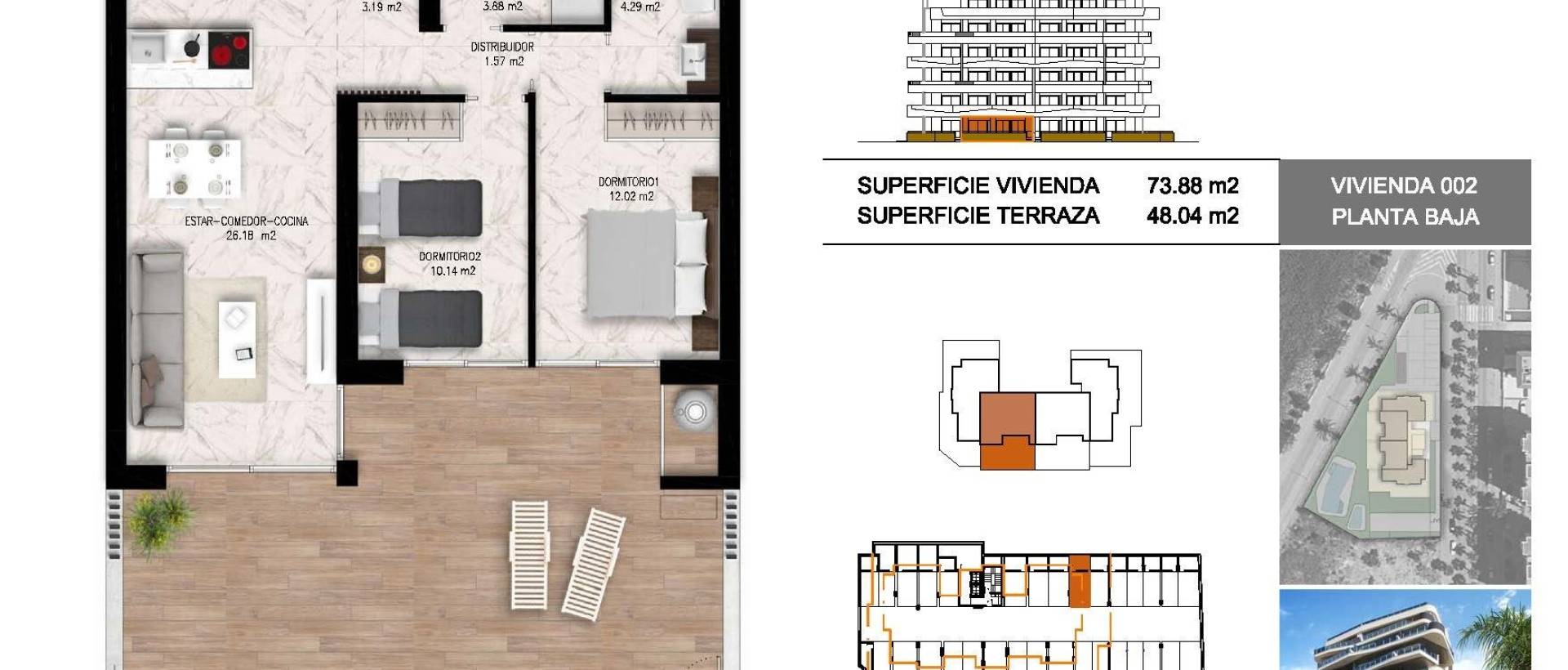 Obra Nueva - Ground floor apartment - Guardamar del Segura - PUERTO
