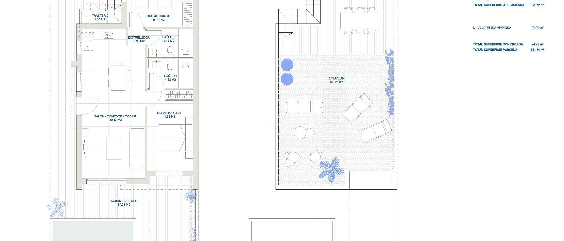 Obra Nueva - Semidetached - Torre Pacheco - Roldán