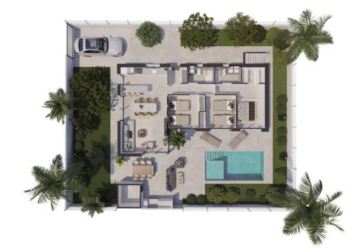 Obra Nueva - Villa / Chalet - Polop - Alberca