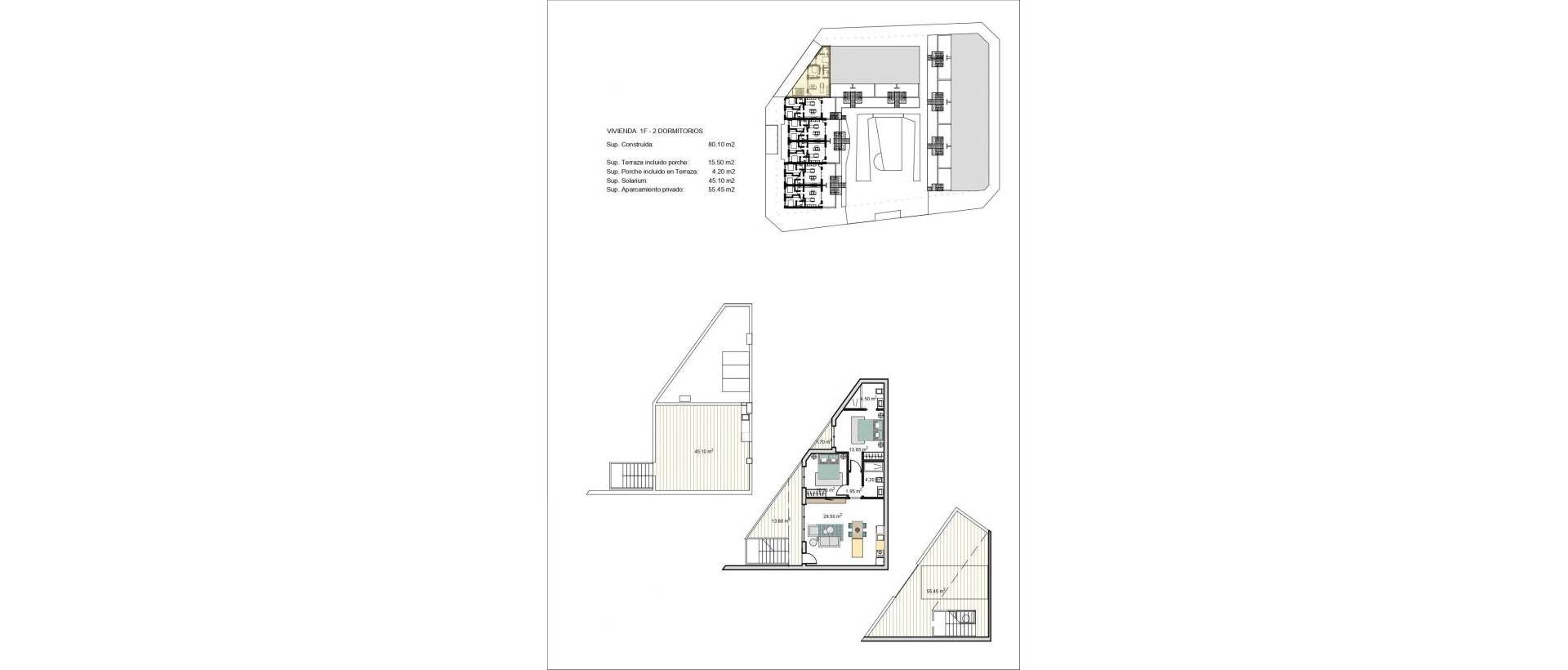 Obra Nueva - Top Floor Bungalow - Torre Pacheco - Roldán