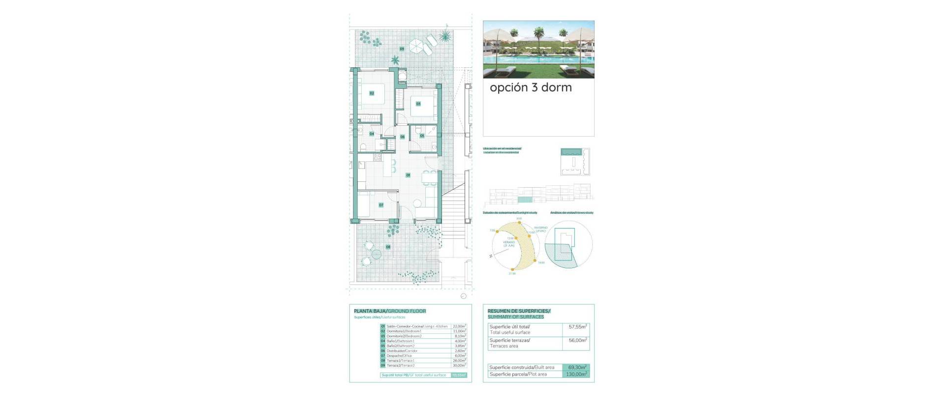Obra Nueva - Ground Floor Bungalow - Torrevieja - Los balcones