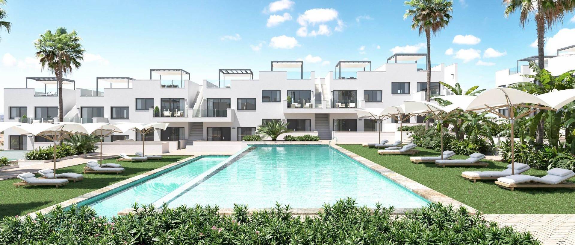Obra Nueva - Top Floor Bungalow - Torrevieja - Los balcones
