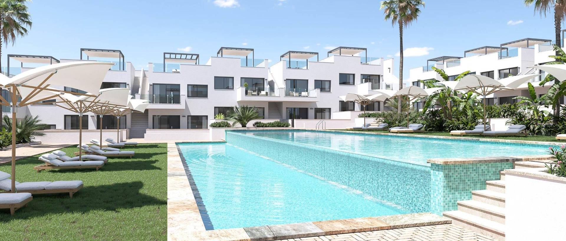 Obra Nueva - Top Floor Bungalow - Torrevieja - Los balcones