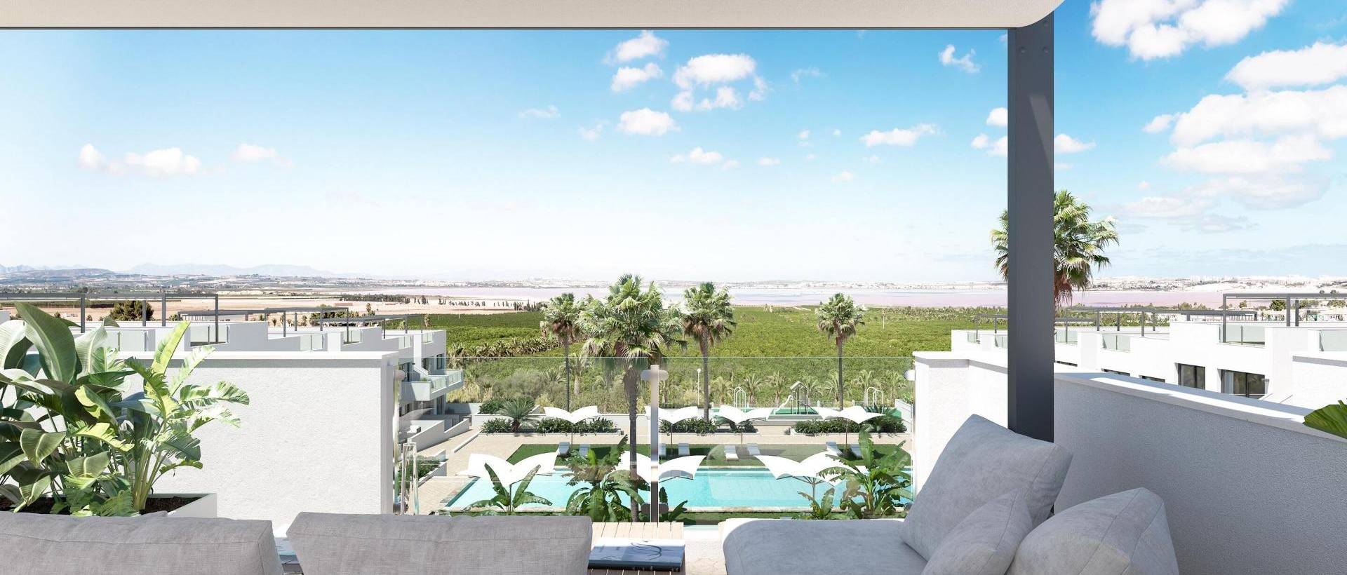 Obra Nueva - Top Floor Bungalow - Torrevieja - Los balcones