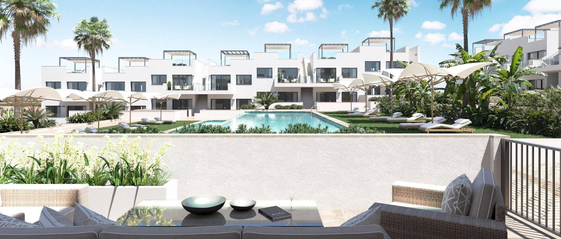 Obra Nueva - Top Floor Bungalow - Torrevieja - Los balcones