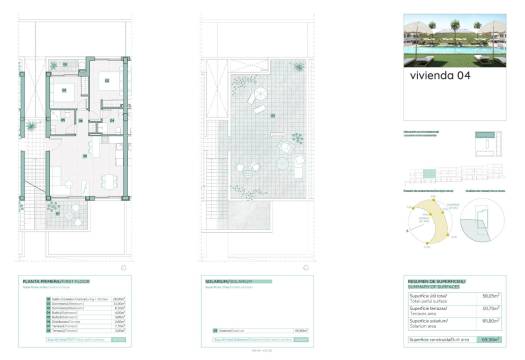 Obra Nueva - Top Floor Bungalow - Torrevieja - Los balcones