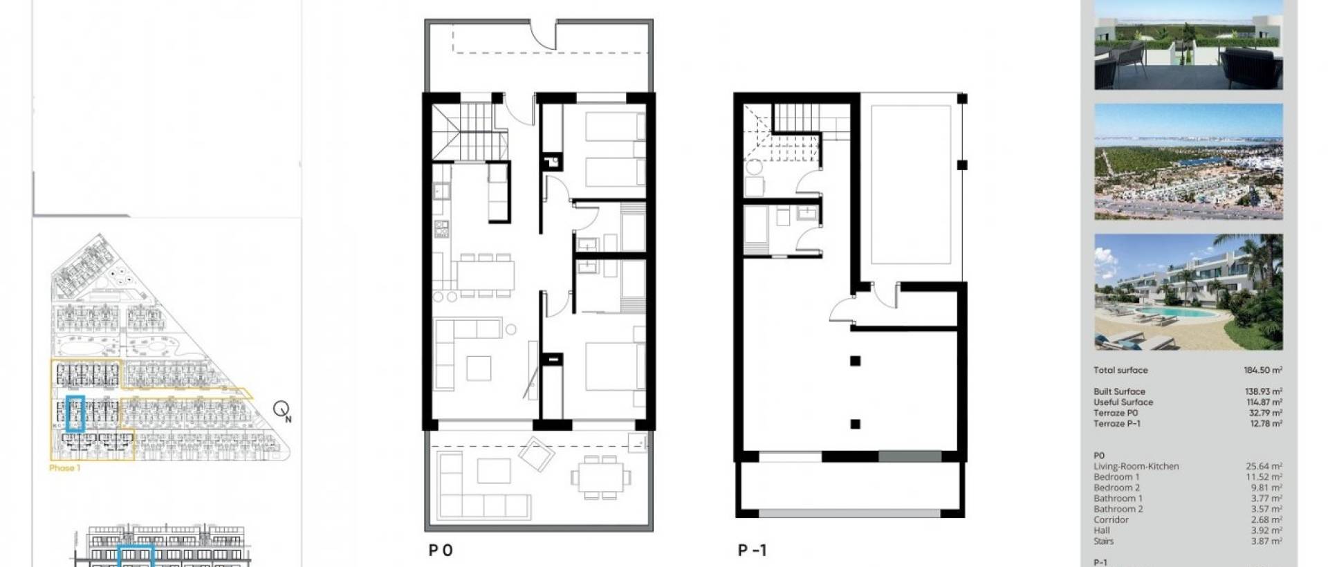 Obra Nueva - Top Floor Bungalow - Torrevieja - Lago Jardín II