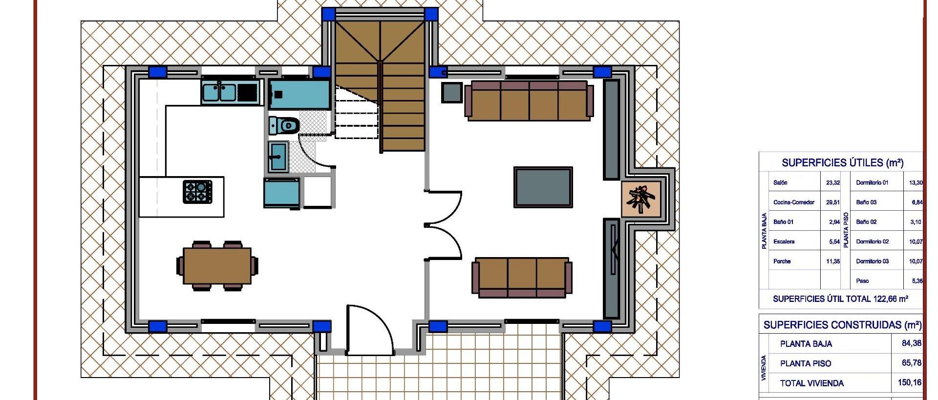 Obra Nueva - Villa / Chalet - Pinoso - Camino Del Prado