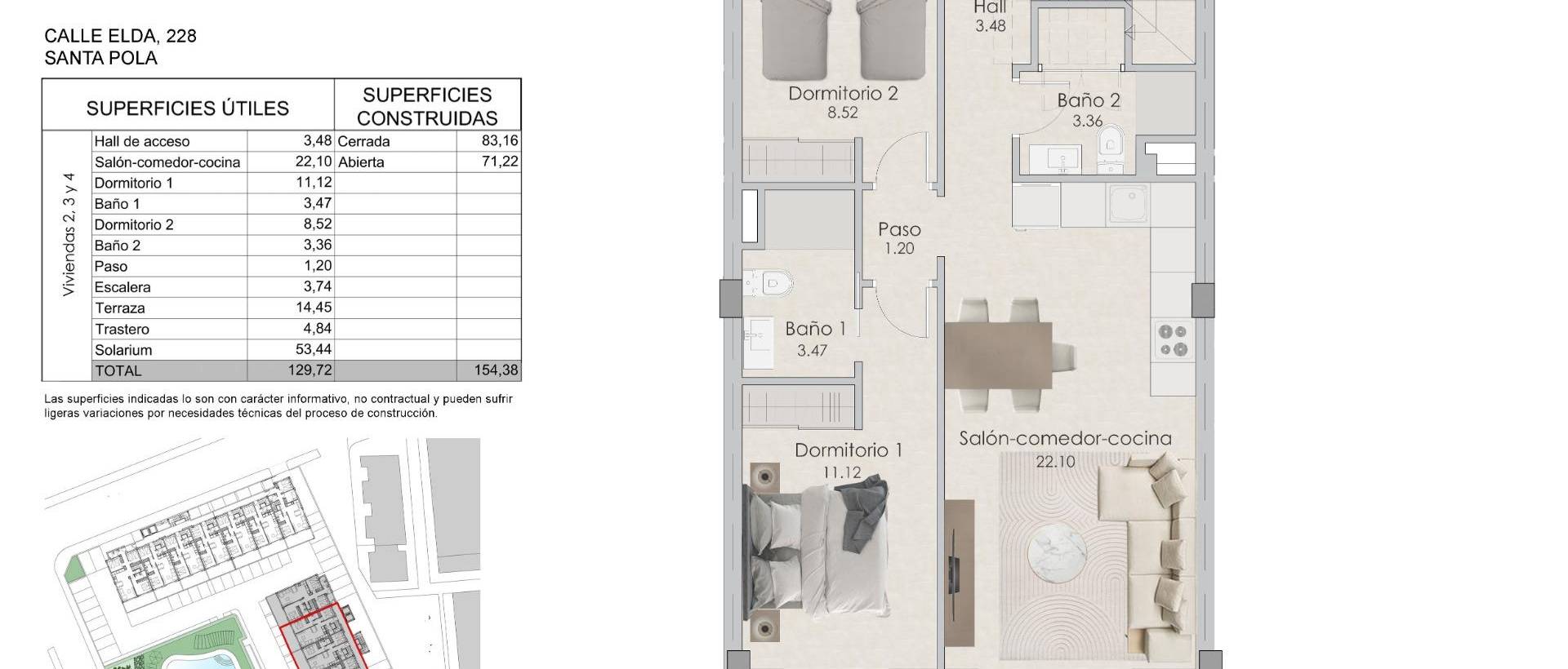 Obra Nueva - Apartmento - Santa Pola - Playa Tamarit