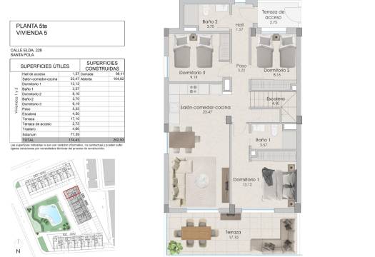 Obra Nueva - Apartmento - Santa Pola - Playa Tamarit