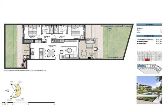 Obra Nueva - Ground floor apartment - Torre Pacheco - Santa Rosalia Lake And Life Resort