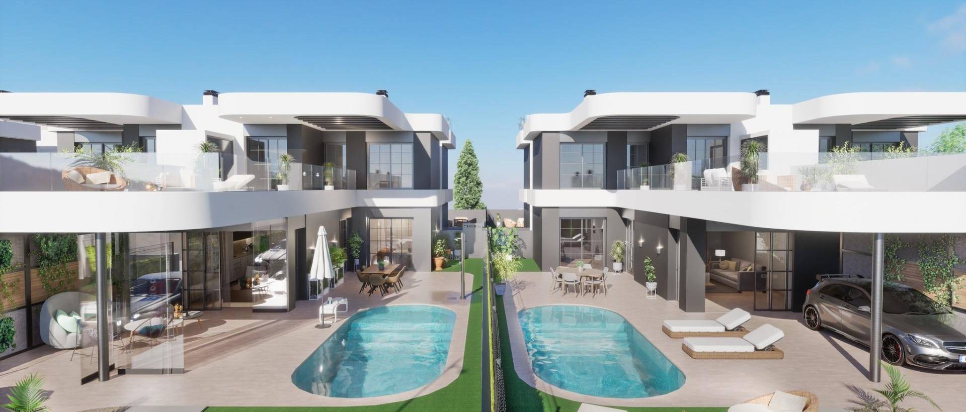 Obra Nueva - Semidetached - Los Alcázares - Serena Golf