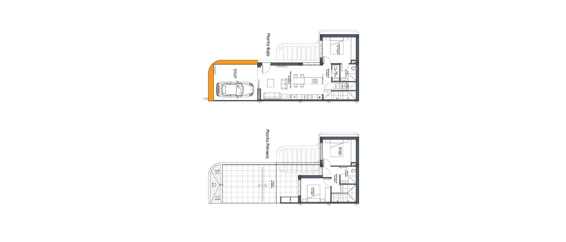 Obra Nueva - Semidetached - Los Alcázares - Serena Golf