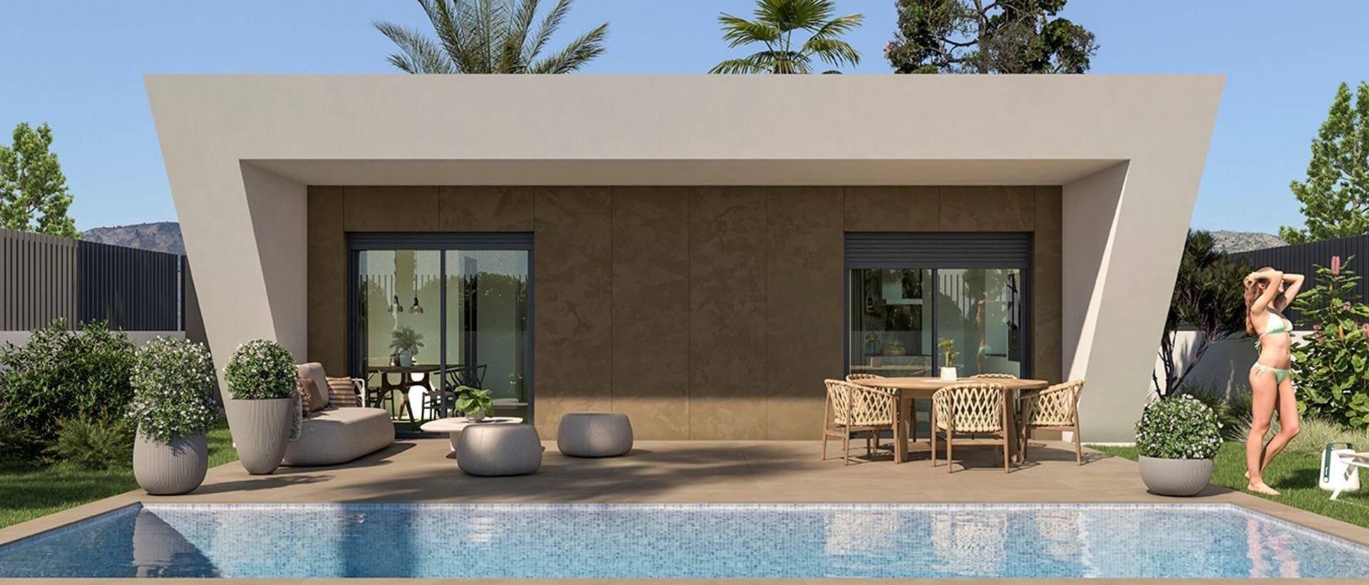 Obra Nueva - Villa / Chalet - Hondon de las Nieves - Urbaniz La Montañosa