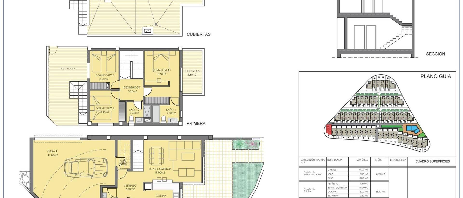 Obra Nueva - Semidetached - Monforte del Cid - Alenda Golf
